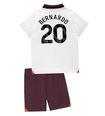 Maillot de foot Manchester City Bernardo Silva #20 Extérieur enfant 2023-24 Manches Courte (+ pantalon court)